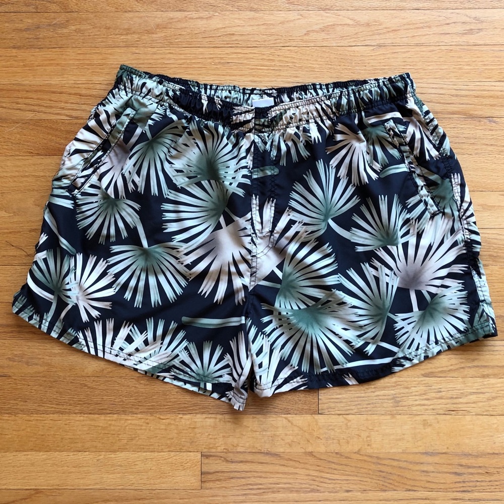EUC Sand N Sun Palm Print Swim Trunk 2XL